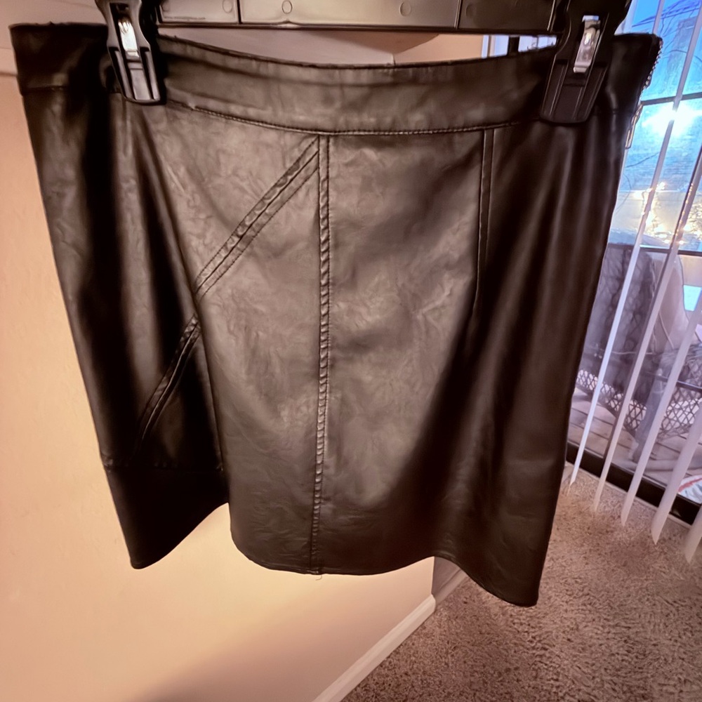 THML Sleek Black Mini Skirt